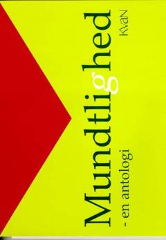 Mundtlighed : en antologi