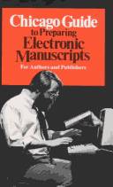 Chicago guide to preparing electronic manuscripts for authors and publishers