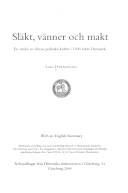 Släkt, vänner och makt : en studie av elitens politiska kultur i 1100-talets Danmark