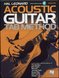 Hal Leonard acoustic guitar tab method. Book 2