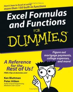 Excel formulas and functions for dummies