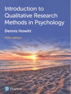 Introduction to qualitative research methods in psychology
