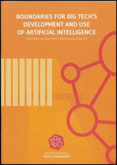 Boundaries for big tech's development and use of artificial intelligence : report from government's expert group on big tech