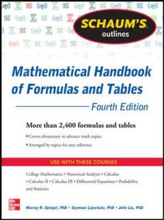 Mathematical handbook of formulas and tables