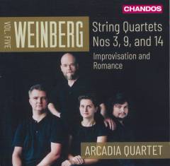 String quartets nos 3, 9, and 14