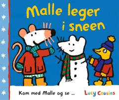 Malle leger i sneen