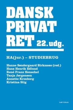 Dansk privatret : HA (jur.) - studiebrug
