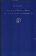 Chaos and cosmos : ritual in early and medieval Japanese literature
