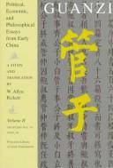 Guanzi : political, economic, and philosophical essays from early China : a study and translation