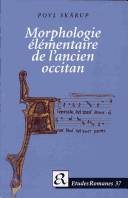 Morphologie élémentaire de l'ancien occitan