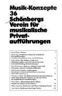 Schönbergs Verein für musikalische Privataufführungen