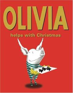 Olivia helps with Christmas