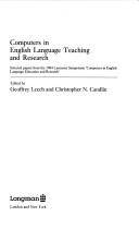 Computers in English language teaching and research : selected papers from the 1984 Lancaster symposium "Computers in English language education and research"