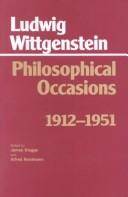Philosophical occasions : 1912-1951