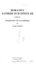 Satirer och epistlar i urval