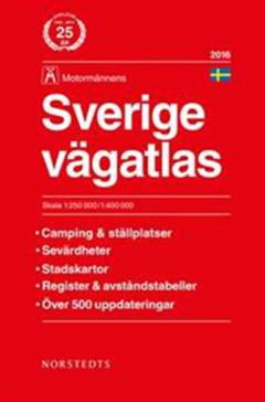 Motormännens Sverige vägatlas : skala 1:250 000/1:400 000