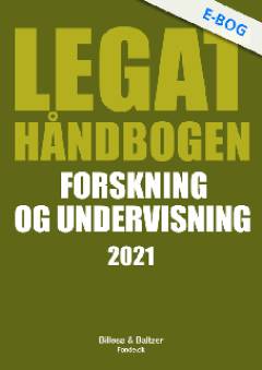 Legathåndbogen Forskning og undervisning. 2021 (2. udgave)