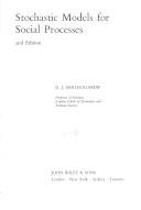 Stochastic models for social processes