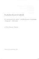Fra Robin Hood til fodbold : en kulturanalytisk studie i arbejderklassens kropskultur i England i 1800-tallet
