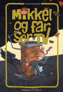 Mikkel og far ser tv
