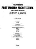 The language of post-modern architecture