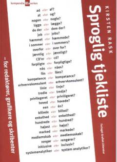 Sproglig tjekliste : for redaktører, grafikere og skribenter