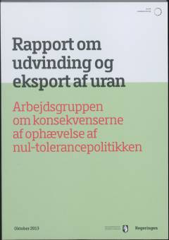 Rapport om udvinding og eksport af uran