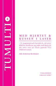 Med hjertet & kussen i laser : et magtmenstruelt hævnskrift, der giver MeToo-kritikere og andre med deres på det tørre svar på tiltale gennem Vita Andersens poesi
