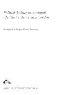 Politisk kultur og national identitet i den tredie verden