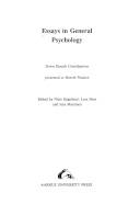 Essays in general psychology : seven Danish contributions
