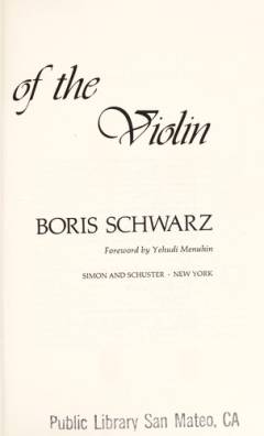 Great masters of the violin : from Corelli and Vivaldi to Stern, Zukerman and Perlman