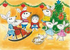 Cirkeline. Højt fra træets grønne top