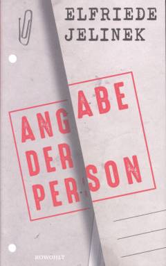 Angabe der Person