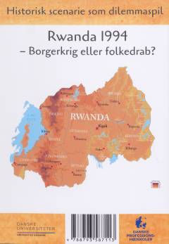 Historisk scenarie som dilemmaspil - Rwanda 1994 - borgerkrig eller folkedrab?