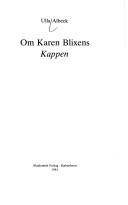 Om Karen Blixens Kappen
