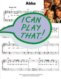 I can play that!, Abba : for klaver med underlagt tekst og becifring