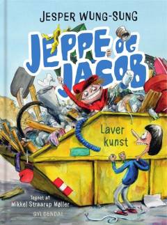 Jeppe og Jacob - laver kunst