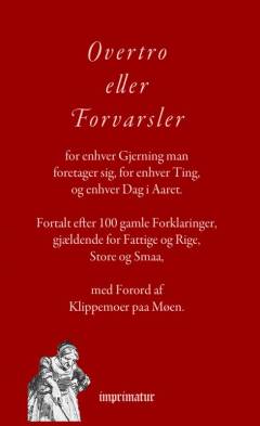 Overtro eller forvarsler