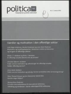 Værdier og motivation i den offentlige sektor