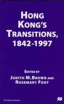 Hong Kong's transitions : 1842-1997