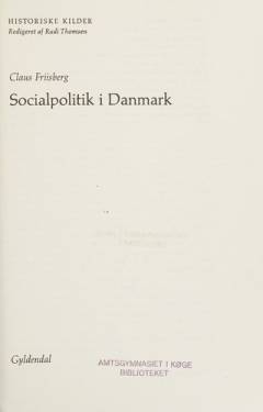 Socialpolitik i Danmark