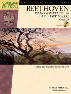 Piano sonata no. 24 in F-sharp major : opus 78