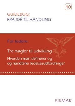 Tre nøgler til udvikling : hvordan man definerer og håndterer ledelsesudfordringer