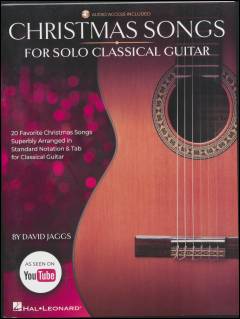 Christmas songs for solo classical guitar