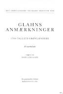 Glahns anmærkninger : 1700-tallets grønlændere : et nærbillede
