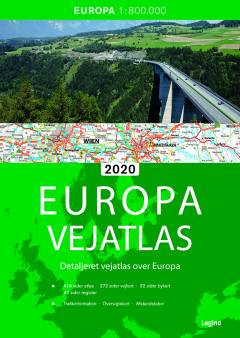 Europa vejatlas 2020 : detaljeret vejatlas over Europa : Europa 1:800.000