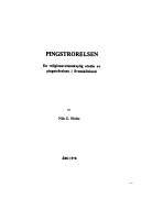 Pingströrelsen : en religionsvetenskaplig studie av pingströrelsen i Svenskfinland