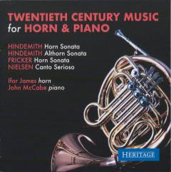 Twentieth century music for horn & piano