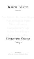 Skygger paa Græsset