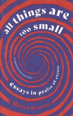 All things are too small : essays in praise of excess